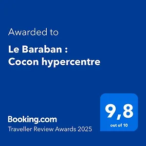 Appartement Le Baraban : Cocon Hypercentre